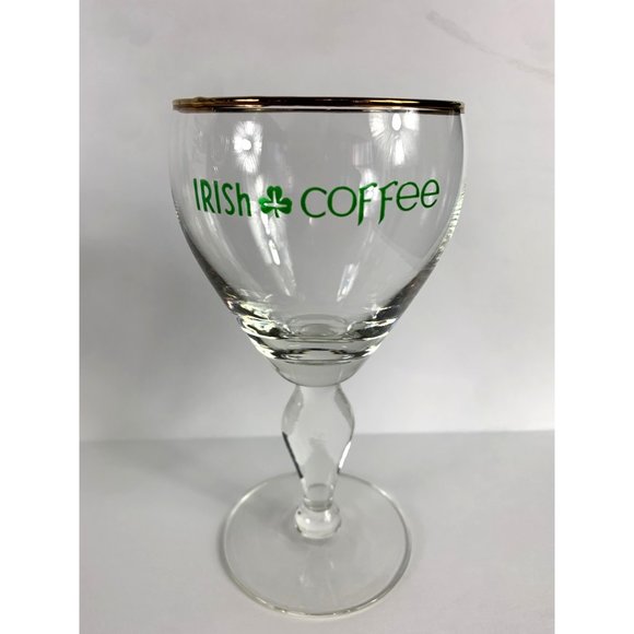 Vintage Stemmed Irish Coffee Wine Cordials - Picture 7 of 7